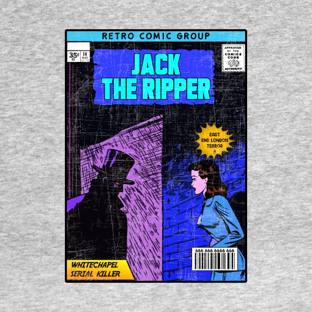 JACK THE RIPPER RETRO STYLE by theanomalius_merch